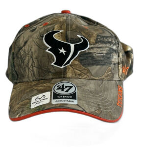 47 Brand Cap Hat Unisex Adjustable Color Camo Houston Texans Real Tree Cap